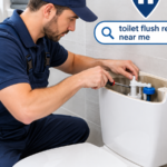 Toilet flush repair near me